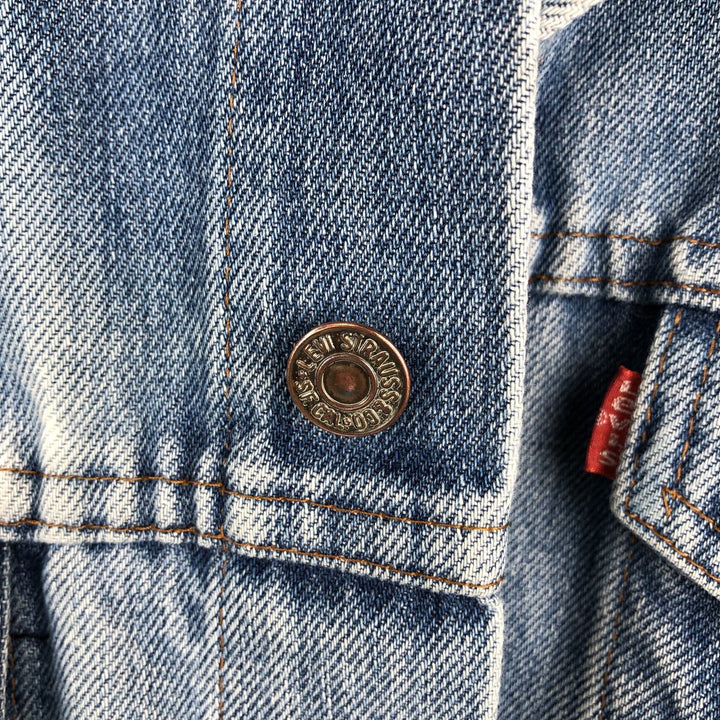 1970'S Levi's 70500 Euro Model Denim Jacket, Made in France, Men's Size L (approx.), Vintage cotton blue type Vintage Second Hand