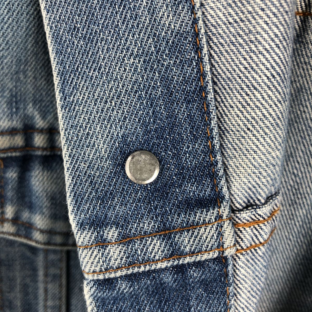1970'S Levi's 70500 Euro Model Denim Jacket, Made in France, Men's Size L (approx.), Vintage cotton blue type Vintage Second Hand