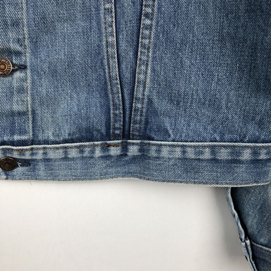 1970'S Levi's 70500 Euro Model Denim Jacket, Made in France, Men's Size L (approx.), Vintage cotton blue type Vintage Second Hand