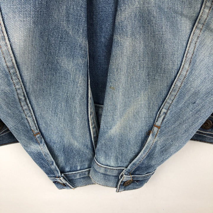 1970'S Levi's 70500 Euro Model Denim Jacket, Made in France, Men's Size L (approx.), Vintage cotton blue type Vintage Second Hand