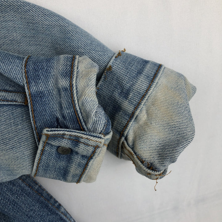 1970'S Levi's 70500 Euro Model Denim Jacket, Made in France, Men's Size L (approx.), Vintage cotton blue type Vintage Second Hand