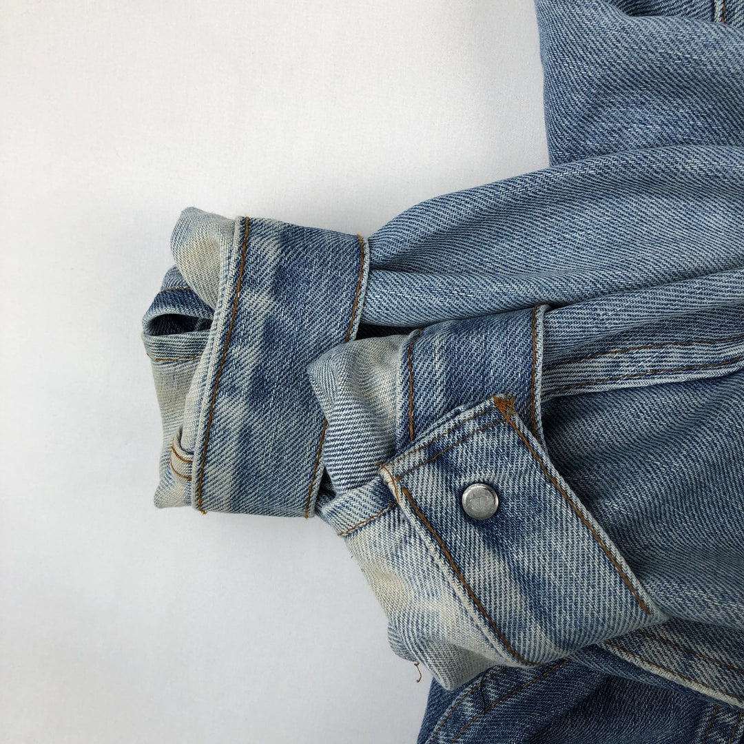 1970'S Levi's 70500 Euro Model Denim Jacket, Made in France, Men's Size L (approx.), Vintage cotton blue type Vintage Second Hand