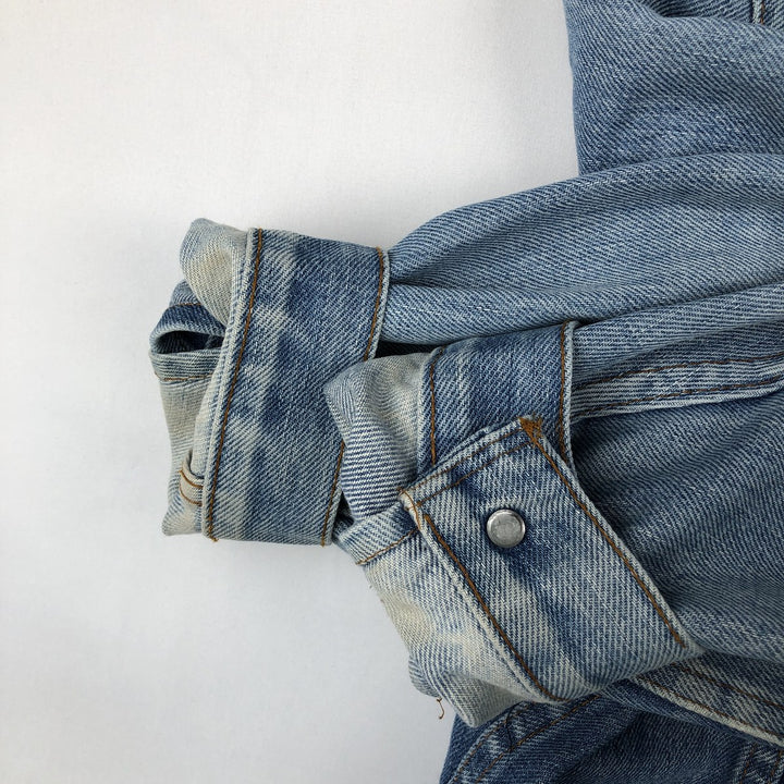 1970'S Levi's 70500 Euro Model Denim Jacket, Made in France, Men's Size L (approx.), Vintage cotton blue type Vintage Second Hand