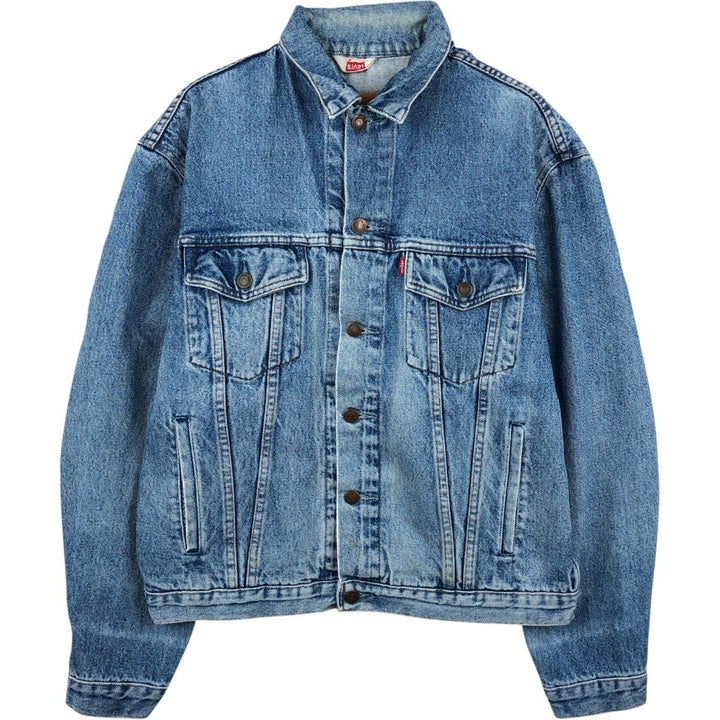 Levi's 70506-0214 Denim Jacket (Men's Size L) cotton blue type Vintage Second Hand