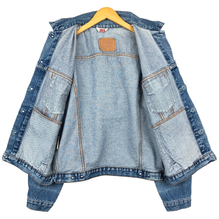 Levi's 70506-0214 Denim Jacket (Men's Size L) cotton blue type Vintage Second Hand
