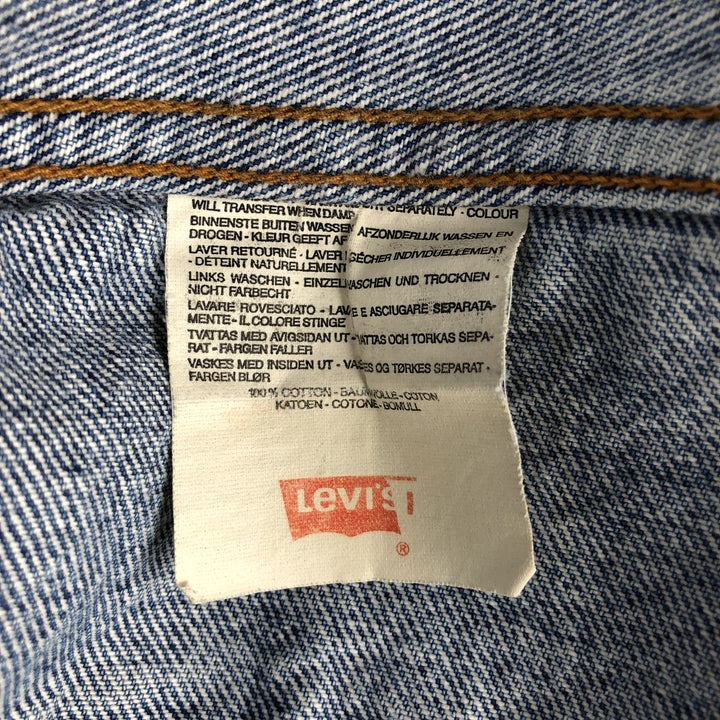 Levi's 70506-0214 Denim Jacket (Men's Size L) cotton blue type Vintage Second Hand