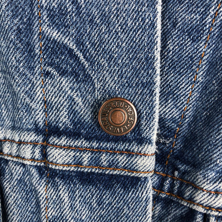 Levi's 70506-0214 Denim Jacket (Men's Size L) cotton blue type Vintage Second Hand