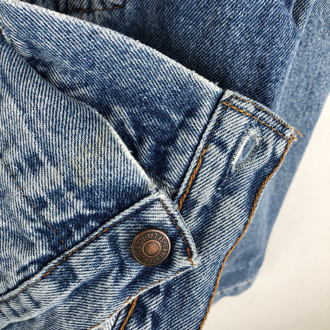 Levi's 70506-0214 Denim Jacket (Men's Size L) cotton blue type Vintage Second Hand