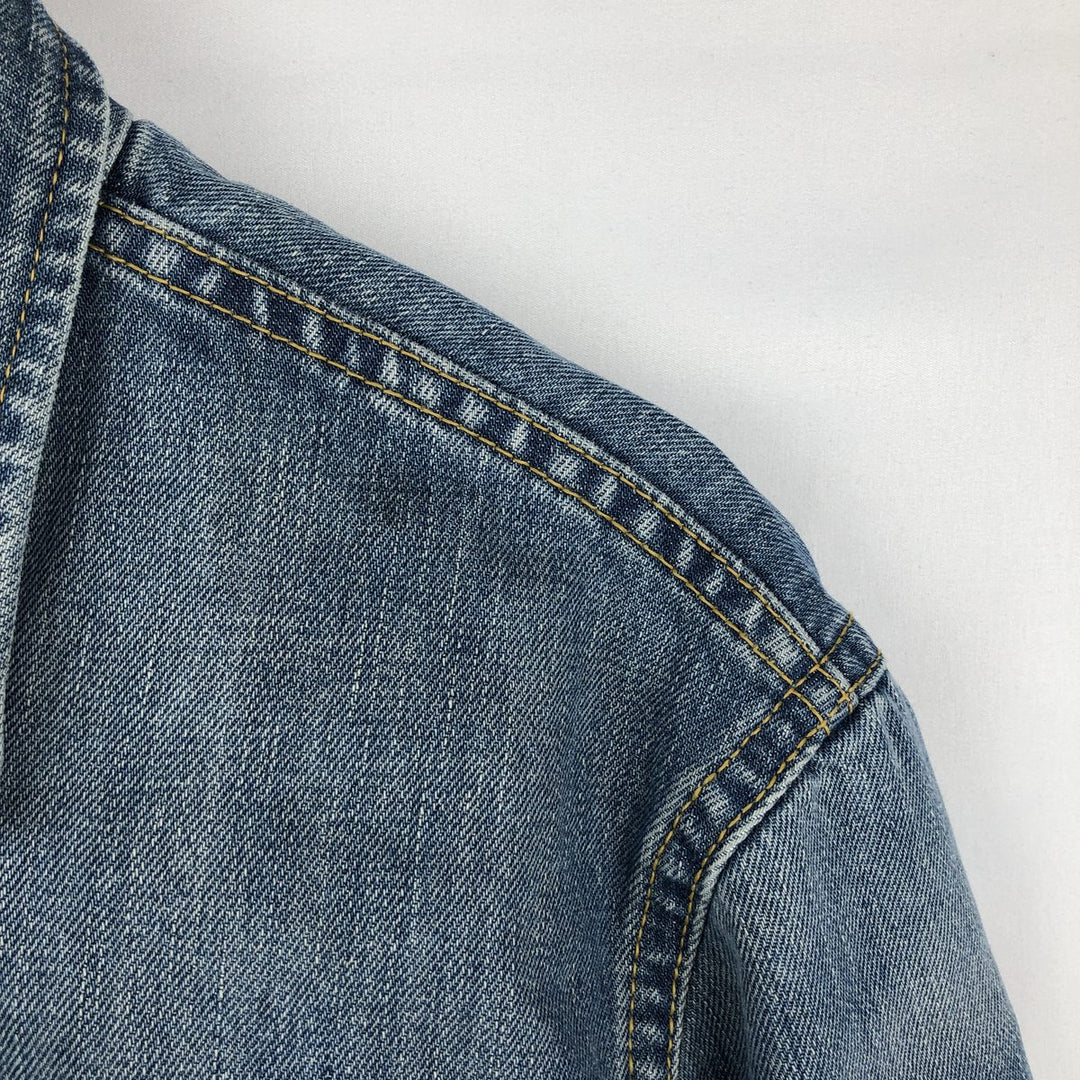 Lee PATD-153436 Denim Jacket (Men's Size L equivalent) cotton blue type Vintage Second Hand