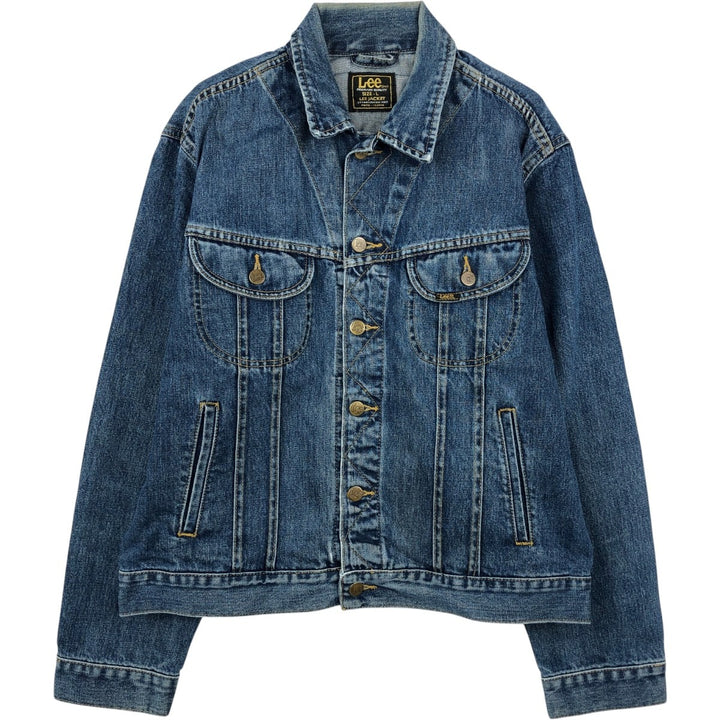 Lee PATD-153436 Denim Jacket (Men's Size L equivalent) cotton blue type Vintage Second Hand