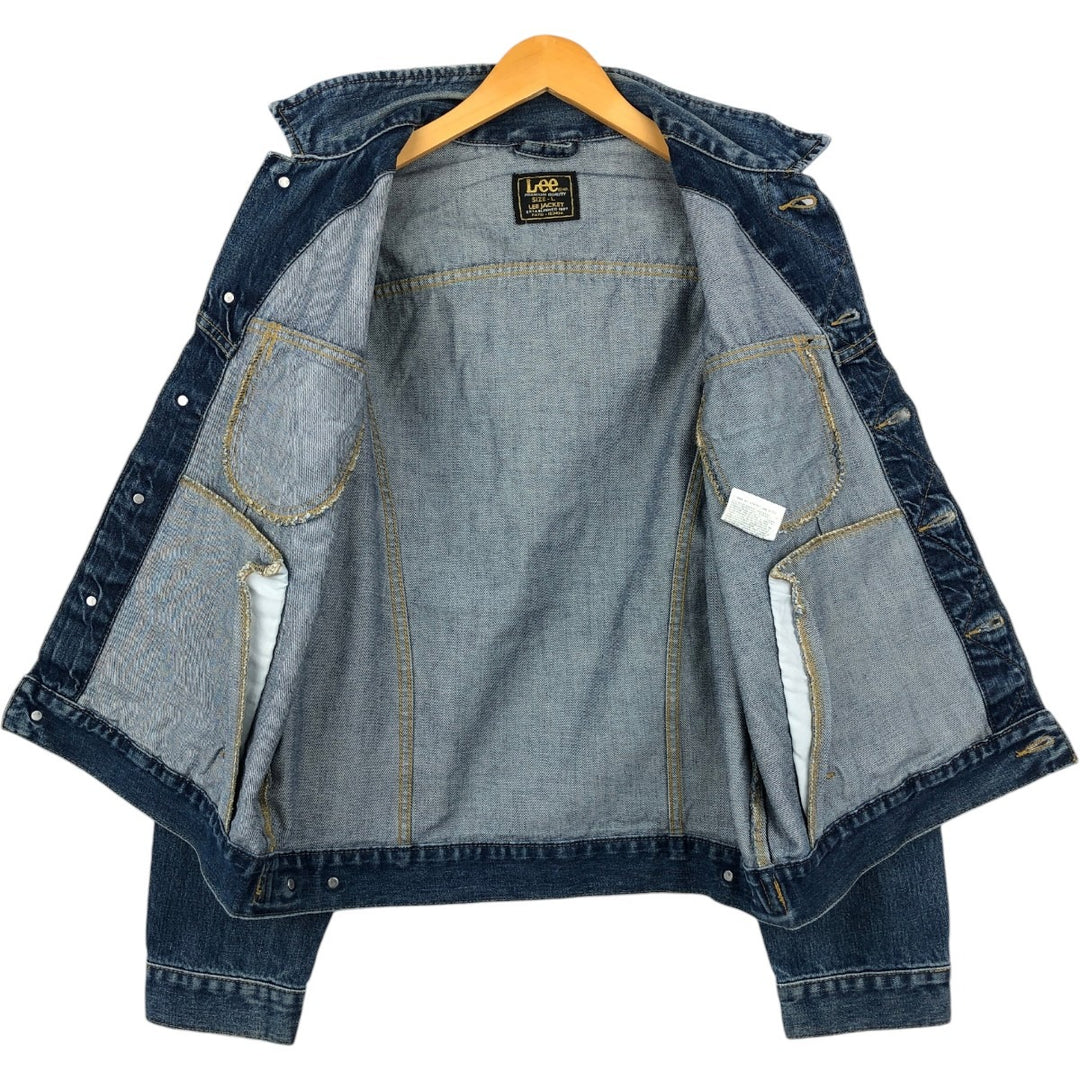 Lee PATD-153436 Denim Jacket (Men's Size L equivalent) cotton blue type Vintage Second Hand