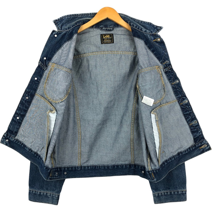 Lee PATD-153436 Denim Jacket (Men's Size L equivalent) cotton blue type Vintage Second Hand