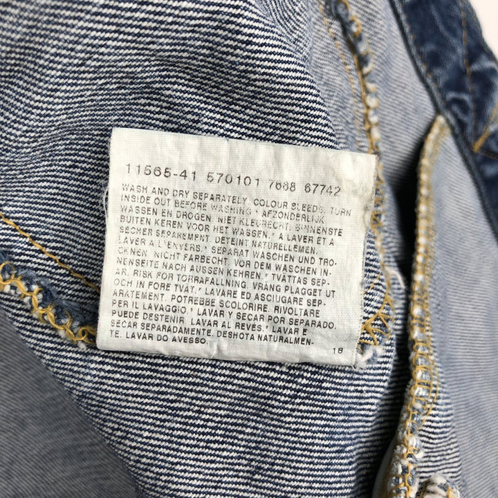 Lee PATD-153436 Denim Jacket (Men's Size L equivalent) cotton blue type Vintage Second Hand