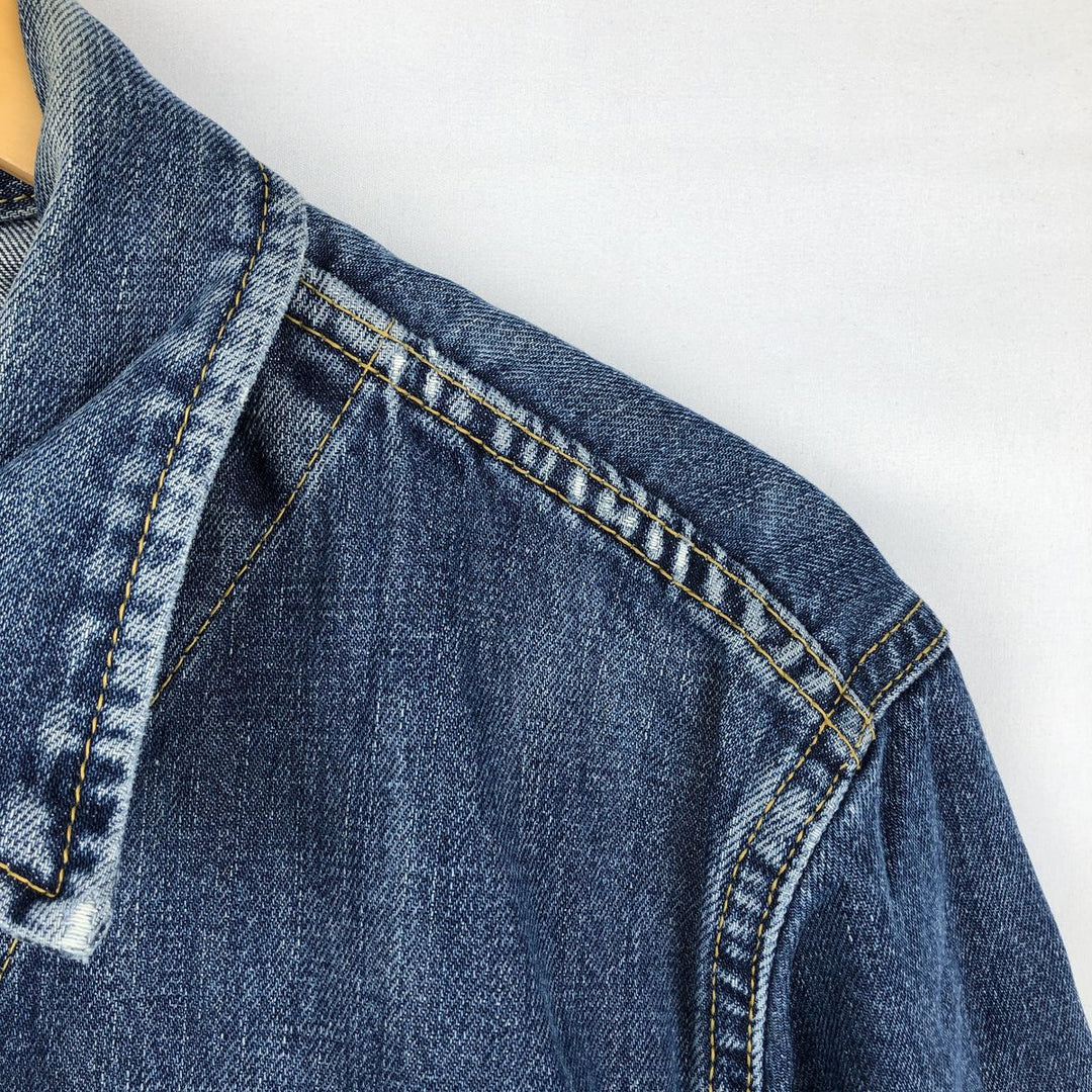 Lee PATD-153436 Denim Jacket (Men's Size L equivalent) cotton blue type Vintage Second Hand
