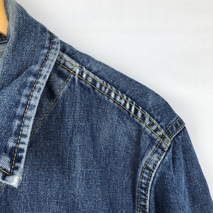 Lee PATD-153436 Denim Jacket (Men's Size L equivalent) cotton blue type Vintage Second Hand