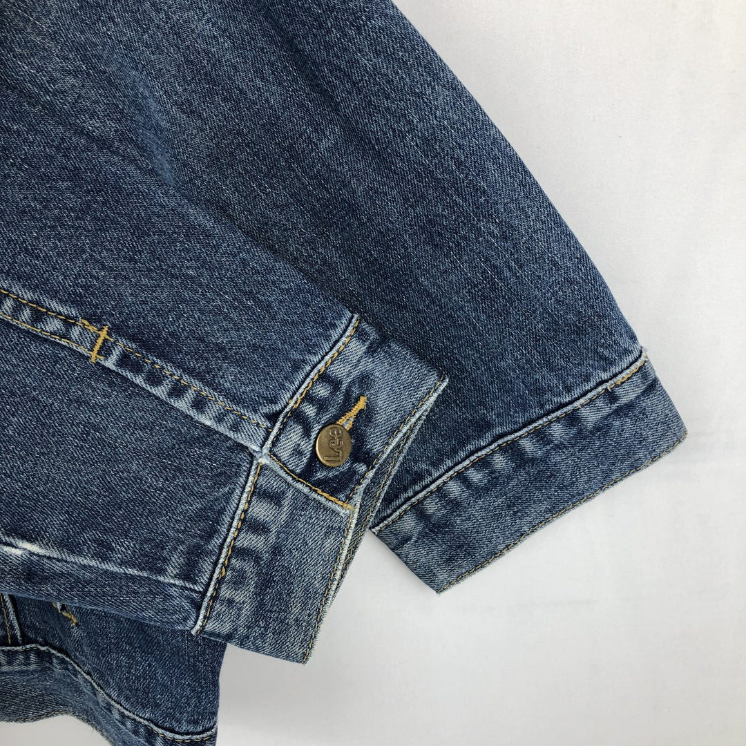Lee PATD-153436 Denim Jacket (Men's Size L equivalent) cotton blue type Vintage Second Hand
