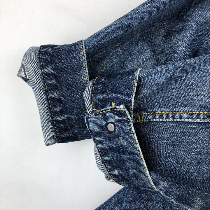 Lee PATD-153436 Denim Jacket (Men's Size L equivalent) cotton blue type Vintage Second Hand