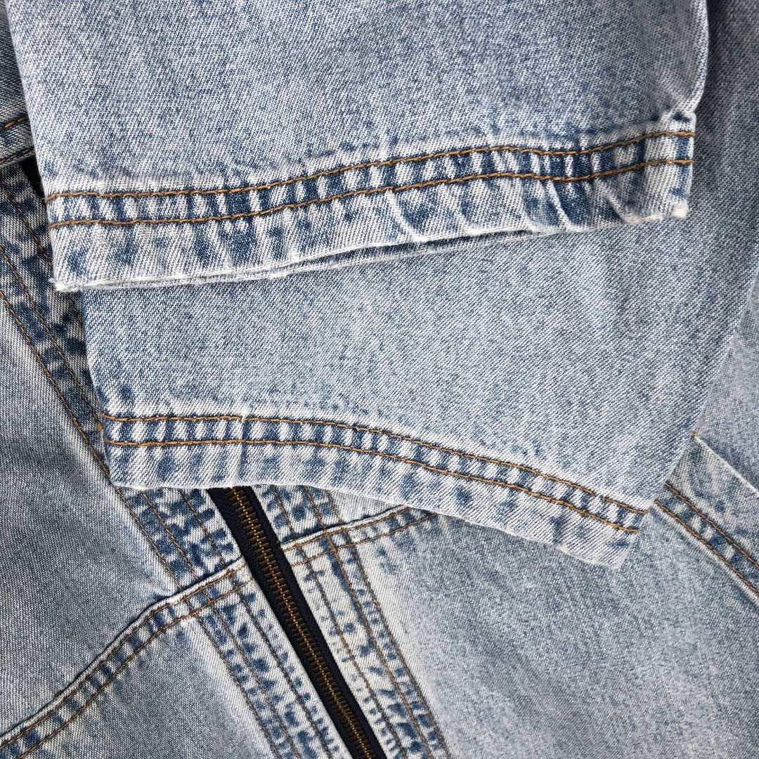 Wrangler Authentic Western Denim Hoodie, Men's Size XL (approx.) cotton blue type Vintage Second Hand