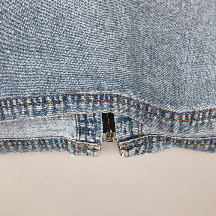 Wrangler Authentic Western Denim Hoodie, Men's Size XL (approx.) cotton blue type Vintage Second Hand