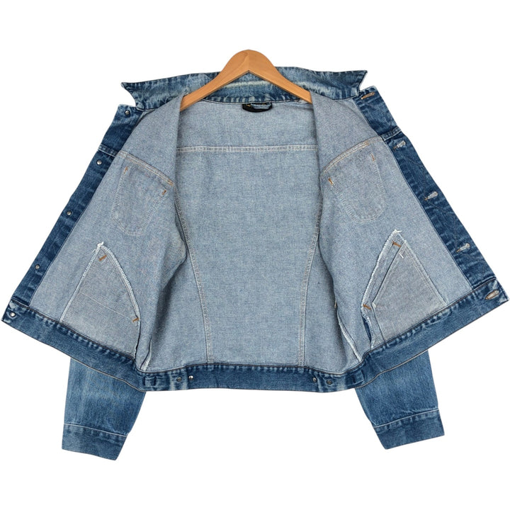 1980'S Wrangler denim jacket, men's size L (approx.), vintage. cotton blue type Vintage Second Hand