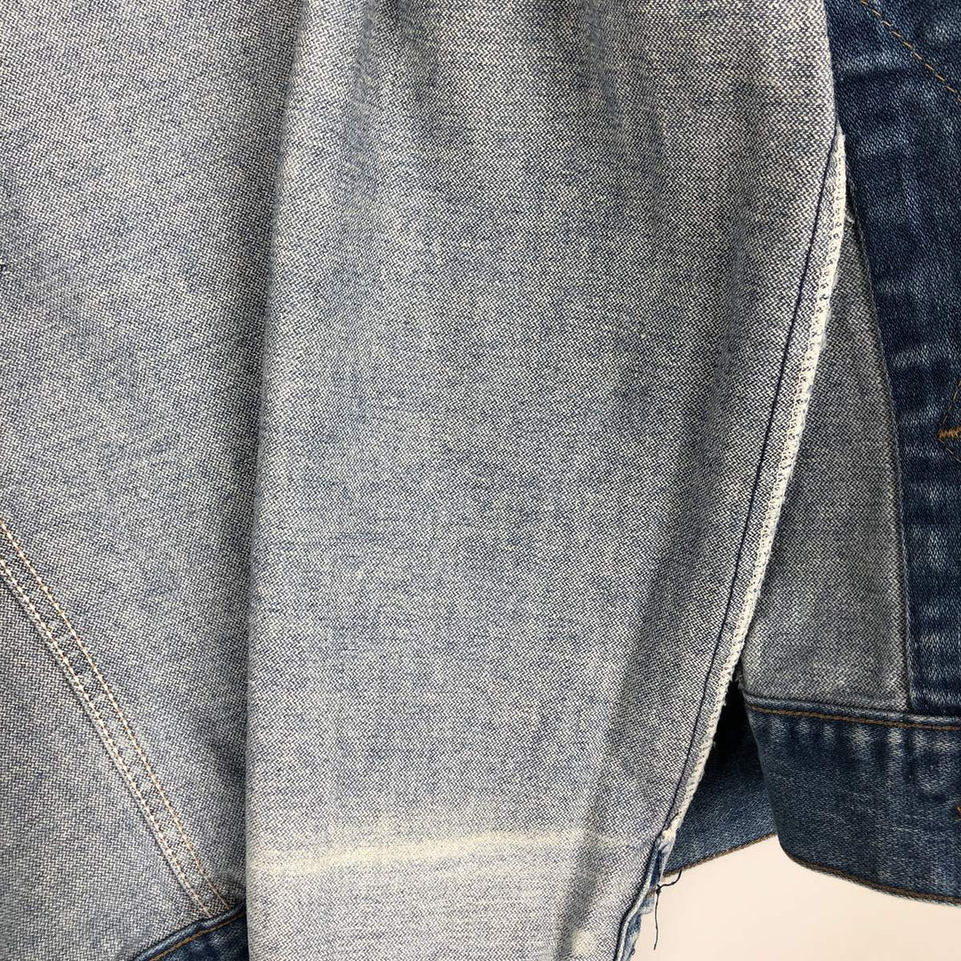 1980'S Wrangler denim jacket, men's size L (approx.), vintage. cotton blue type Vintage Second Hand