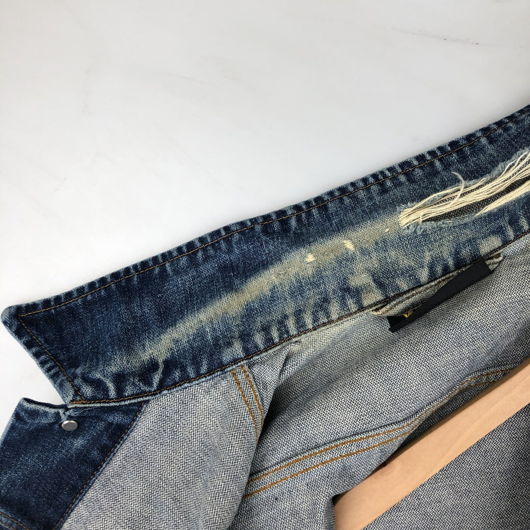 1980'S Wrangler denim jacket, men's size L (approx.), vintage. cotton blue type Vintage Second Hand