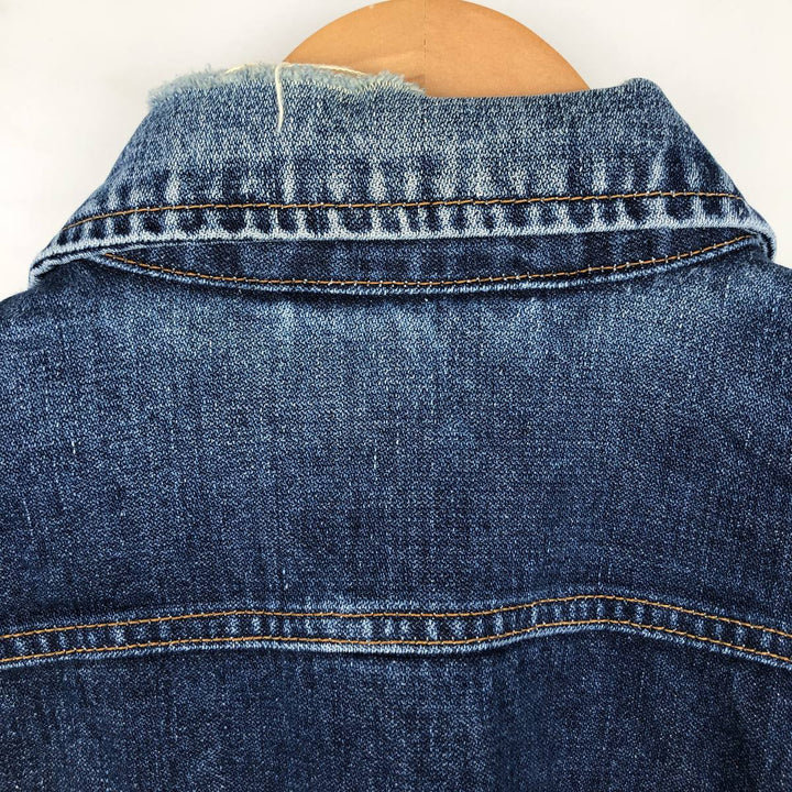 1980'S Wrangler denim jacket, men's size L (approx.), vintage. cotton blue type Vintage Second Hand