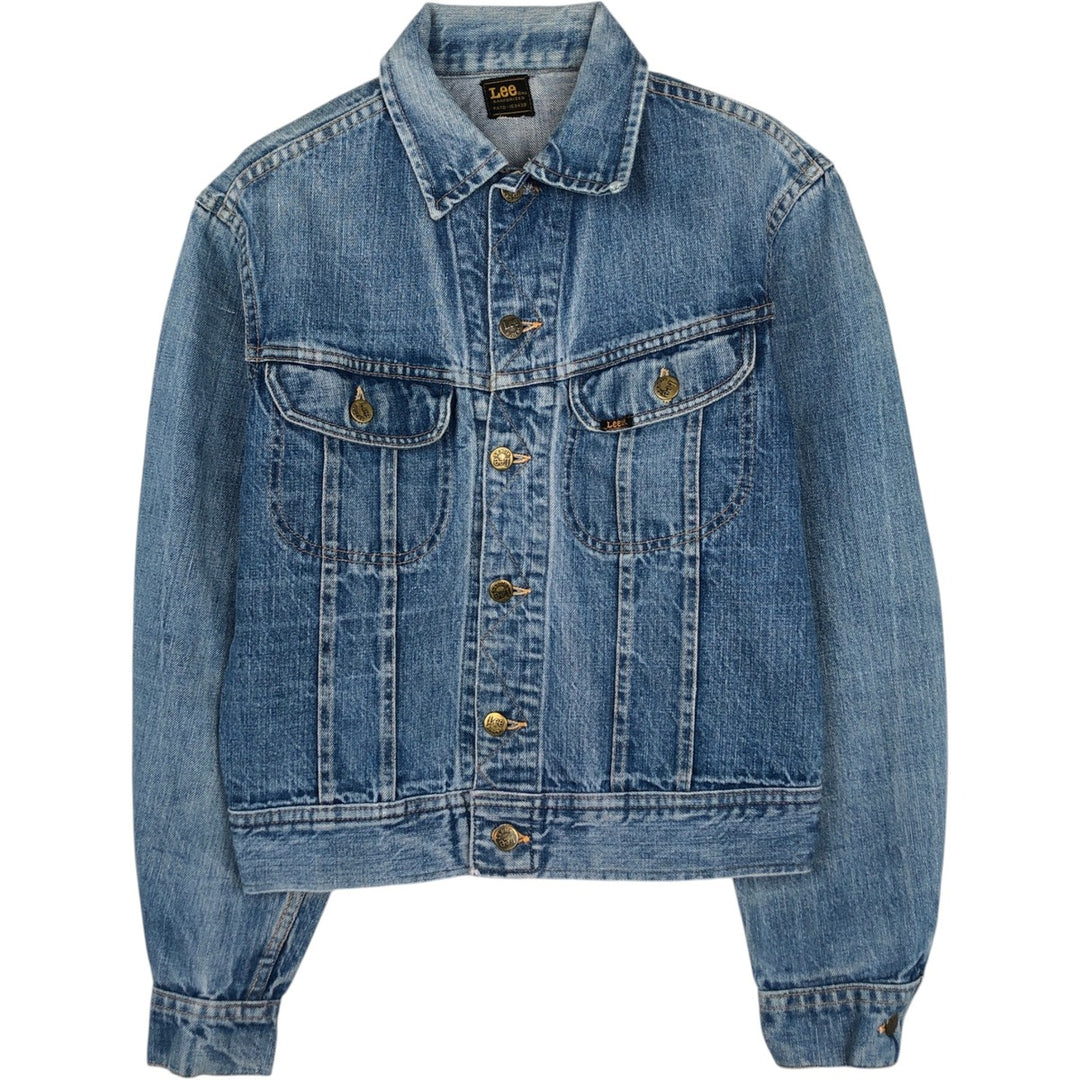 1970'S Lee Denim Jacket (Men's Size S) Vintage unclear blue type Vintage Second Hand