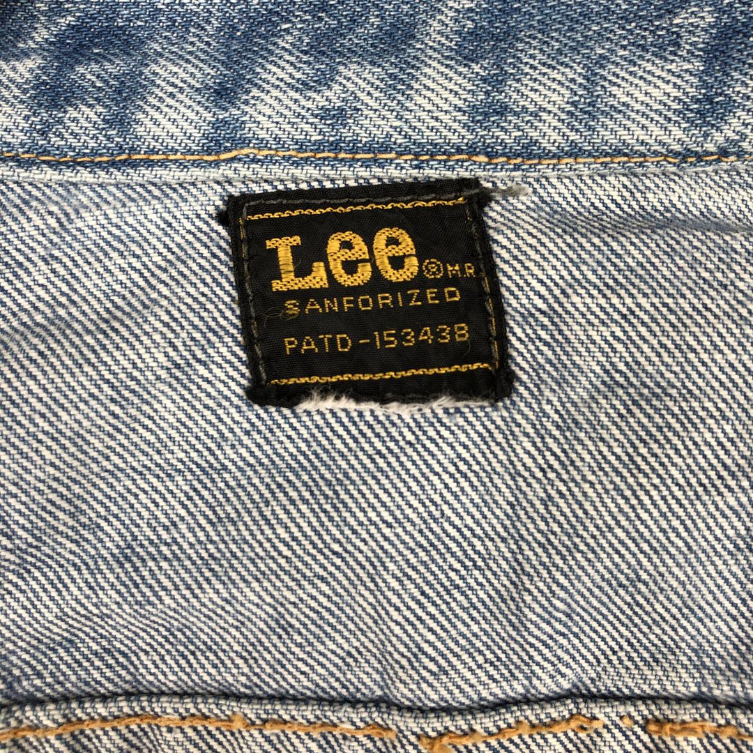 1970'S Lee Denim Jacket (Men's Size S) Vintage unclear blue type Vintage Second Hand