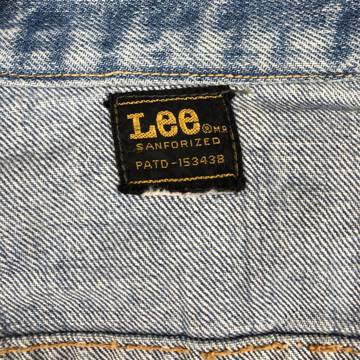 1970'S Lee Denim Jacket (Men's Size S) Vintage unclear blue type Vintage Second Hand