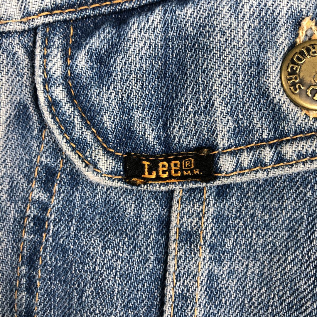 1970'S Lee Denim Jacket (Men's Size S) Vintage unclear blue type Vintage Second Hand