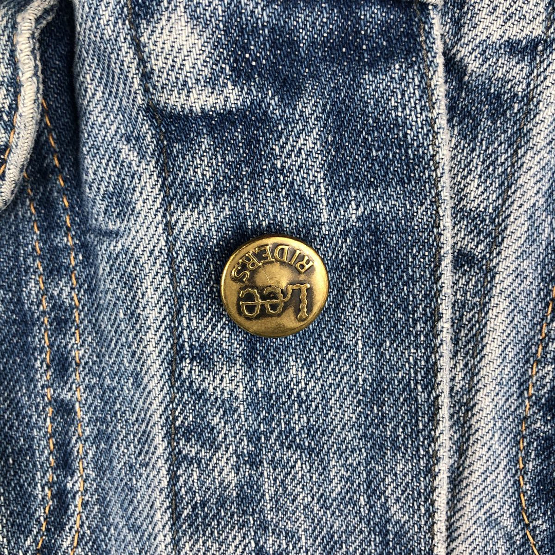 1970'S Lee Denim Jacket (Men's Size S) Vintage unclear blue type Vintage Second Hand