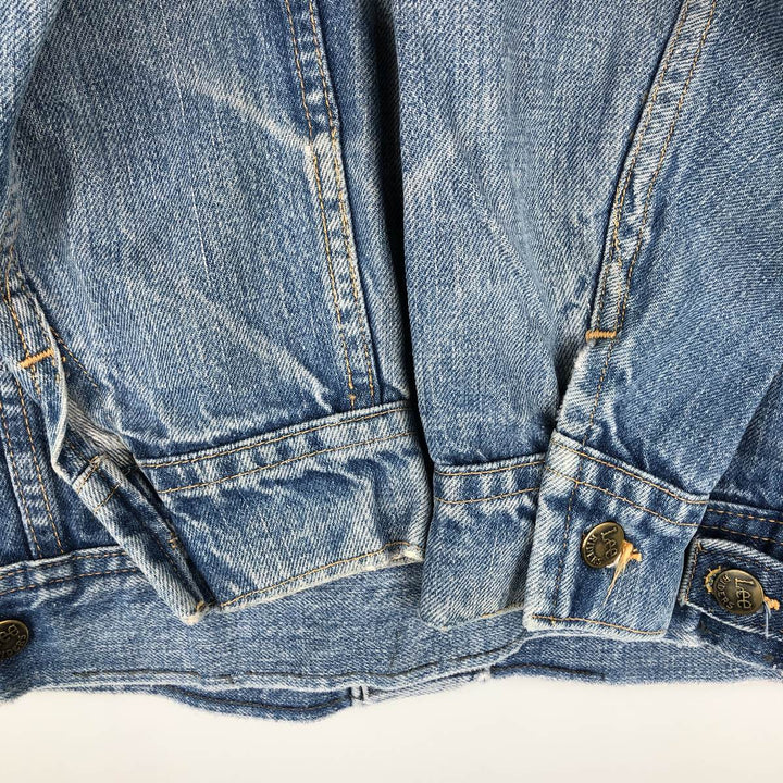 1970'S Lee Denim Jacket (Men's Size S) Vintage unclear blue type Vintage Second Hand