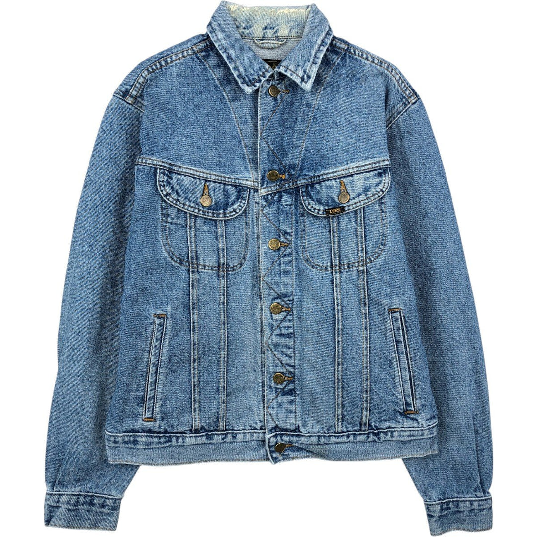 Lee RIDERS denim jacket (men's size M) cotton blue type Vintage Second Hand