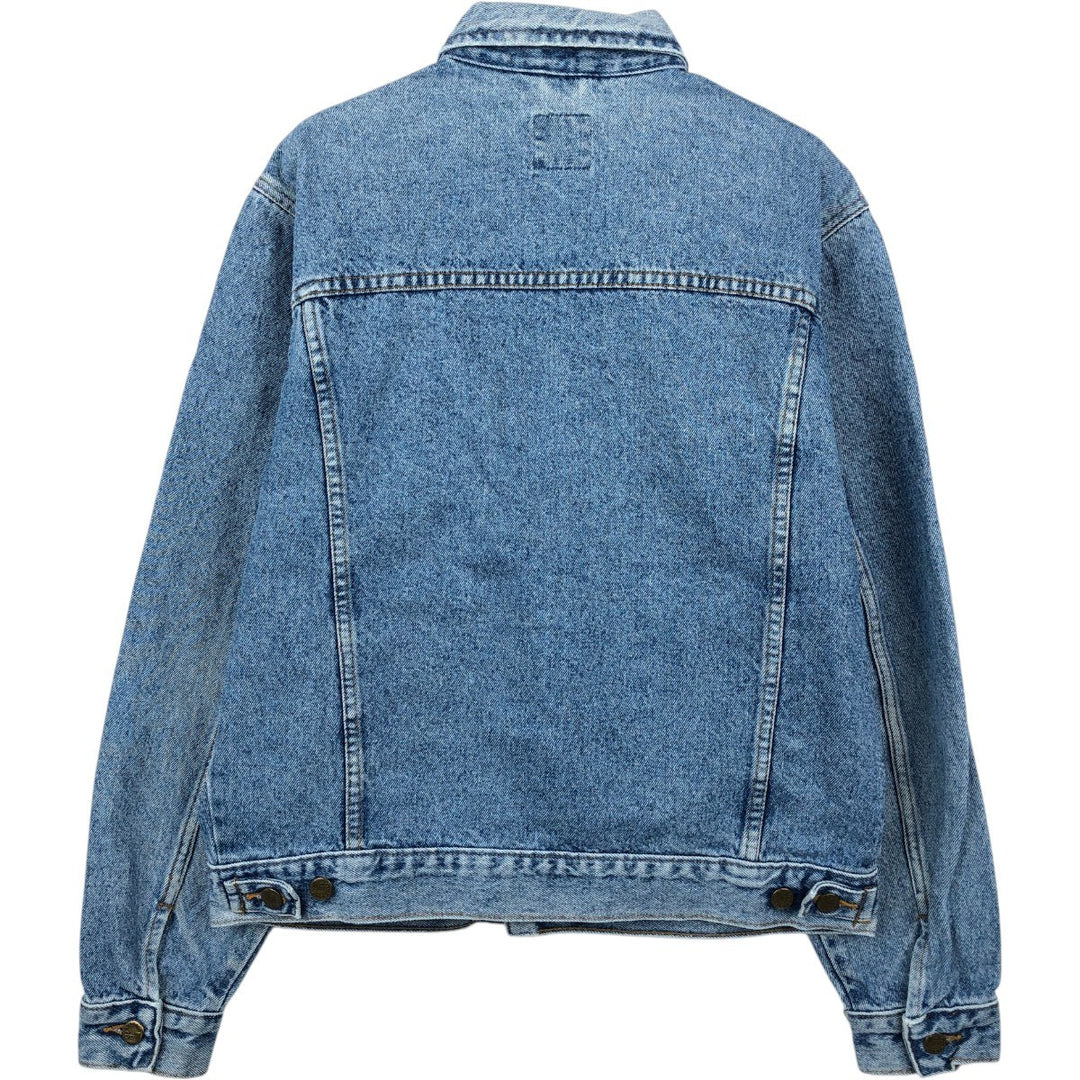 Lee RIDERS denim jacket (men's size M) cotton blue type Vintage Second Hand