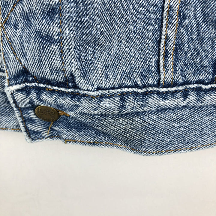 Lee RIDERS denim jacket (men's size M) cotton blue type Vintage Second Hand