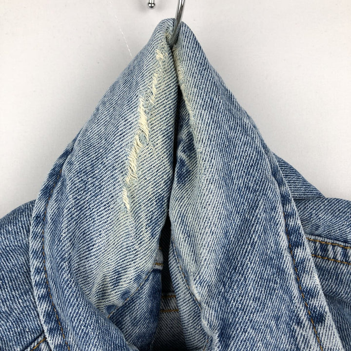 Lee RIDERS denim jacket (men's size M) cotton blue type Vintage Second Hand