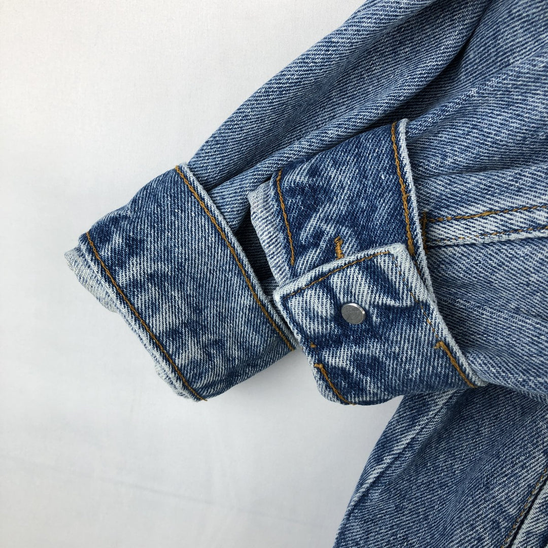 Lee RIDERS denim jacket (men's size M) cotton blue type Vintage Second Hand