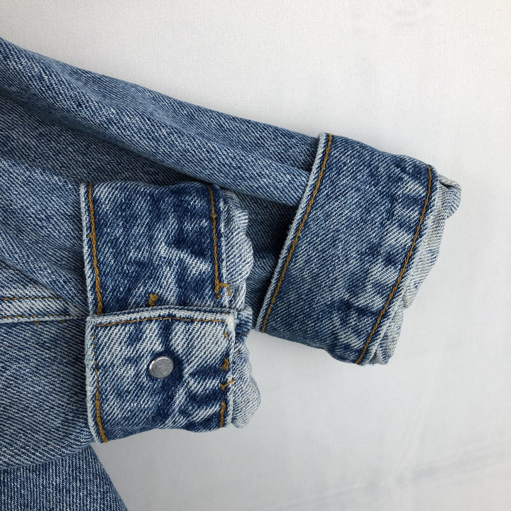 Lee RIDERS denim jacket (men's size M) cotton blue type Vintage Second Hand