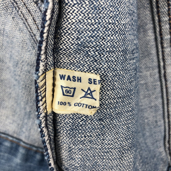 Vintage 70s-80'S Wrangler denim jacket, denim jacket, men's size S cotton blue type Vintage Second Hand