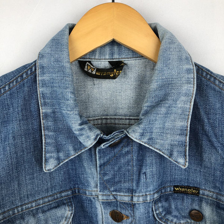 Vintage 70s-80'S Wrangler denim jacket, denim jacket, men's size S cotton blue type Vintage Second Hand