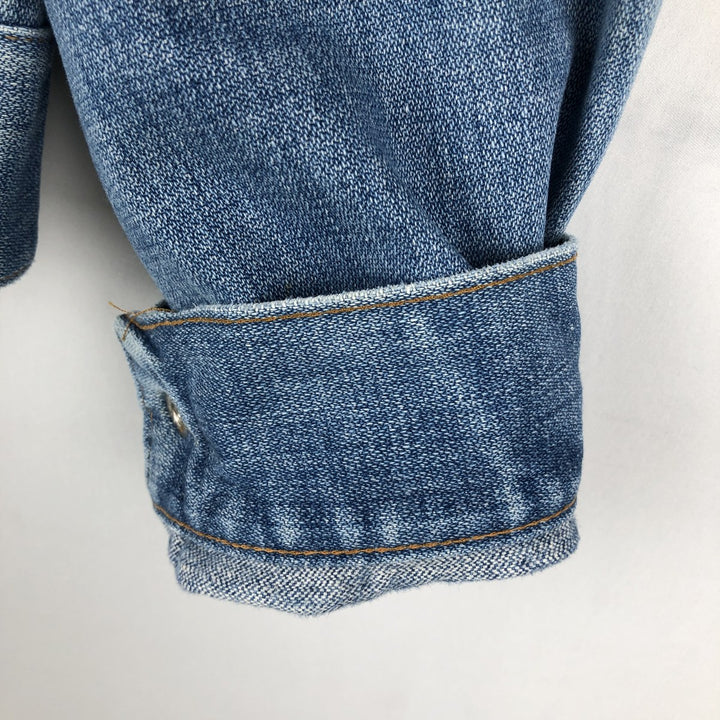 Vintage 70s-80'S Wrangler denim jacket, denim jacket, men's size S cotton blue type Vintage Second Hand