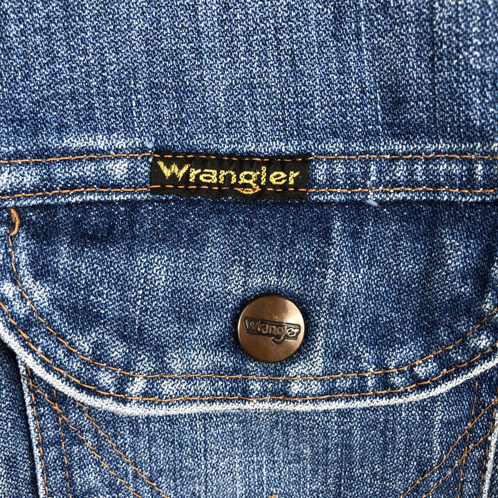 Vintage 70s-80'S Wrangler denim jacket, size M, men's cotton blue type Vintage Second Hand