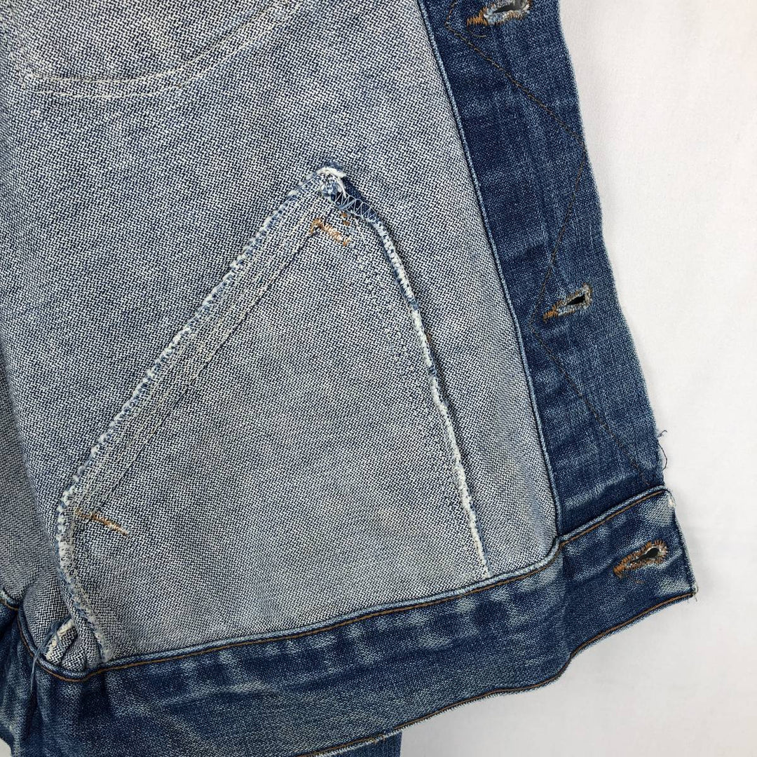 Vintage 70s-80'S Wrangler denim jacket, size M, men's cotton blue type Vintage Second Hand