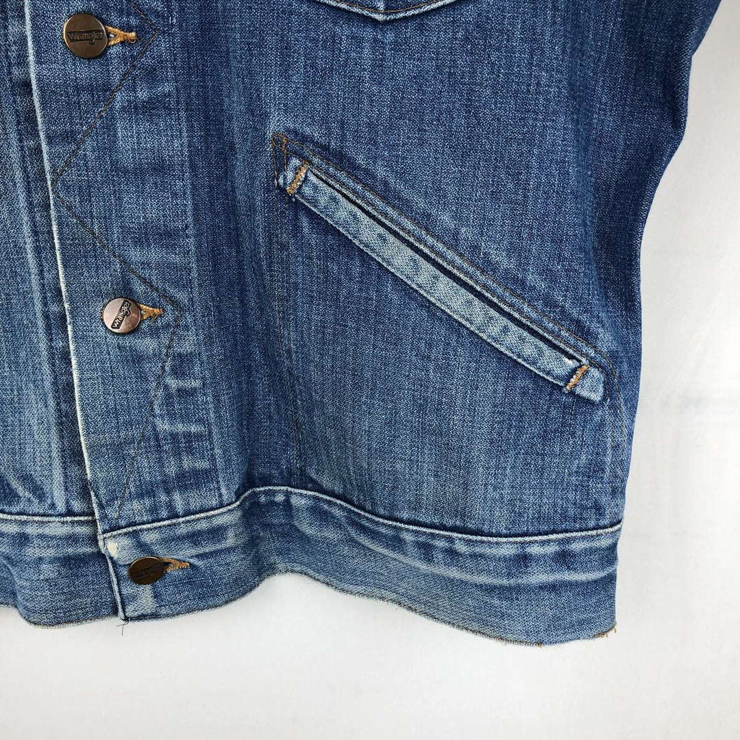 Vintage 70s-80'S Wrangler denim jacket, size M, men's cotton blue type Vintage Second Hand