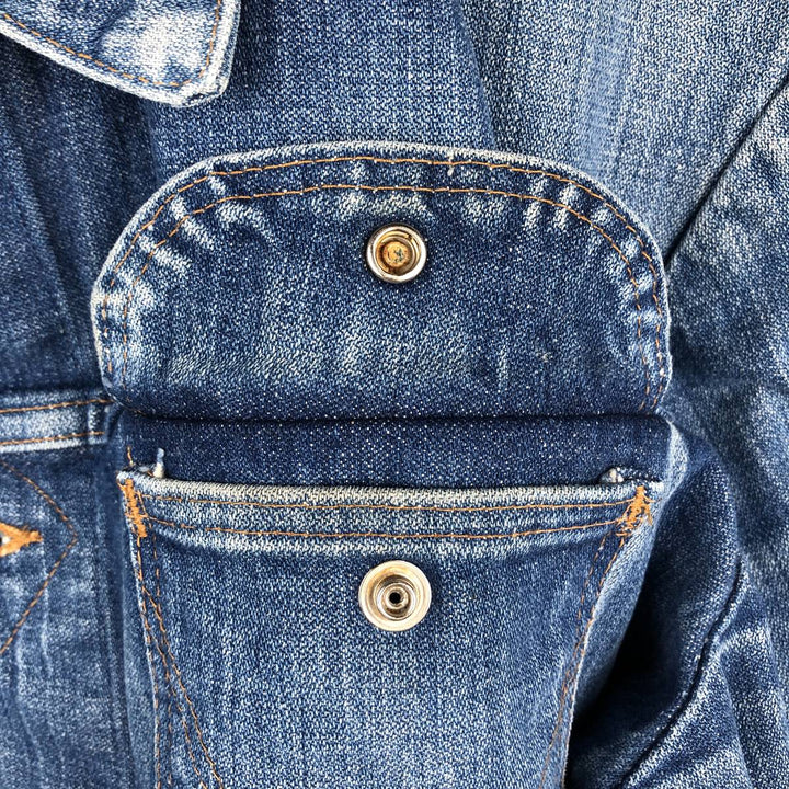 Vintage 70s-80'S Wrangler denim jacket, size M, men's cotton blue type Vintage Second Hand