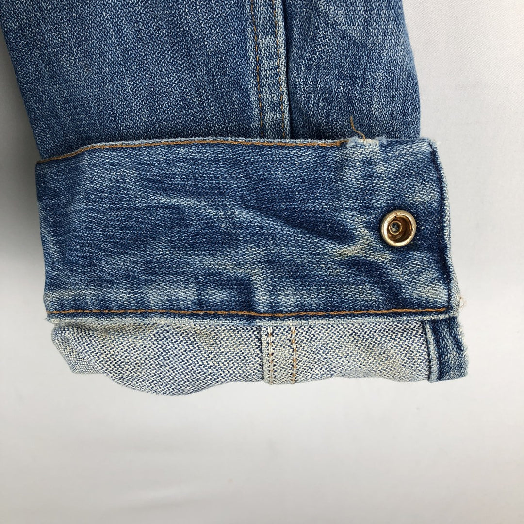 Vintage 70s-80'S Wrangler denim jacket, size M, men's cotton blue type Vintage Second Hand