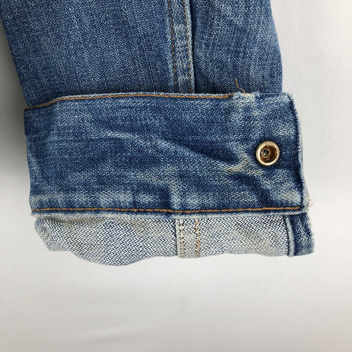Vintage 70s-80'S Wrangler denim jacket, size M, men's cotton blue type Vintage Second Hand