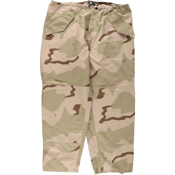 Big Size GORE-SEAM Camouflage Pattern 3C Desert Camo Military Overpants (Men's W42 equivalent) unclear Khaki type Vintage Second Hand