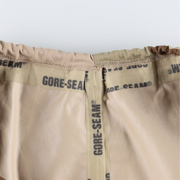 Big Size GORE-SEAM Camouflage Pattern 3C Desert Camo Military Overpants (Men's W42 equivalent) unclear Khaki type Vintage Second Hand